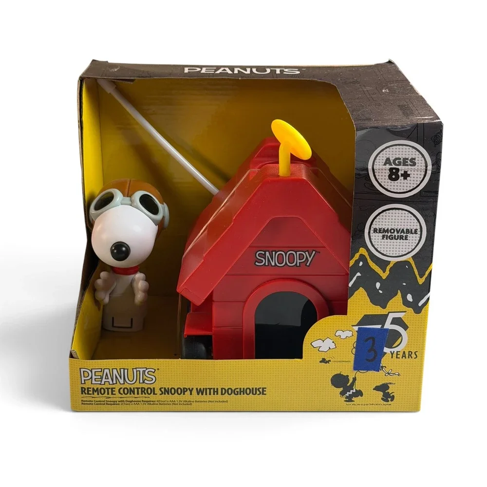 Peanuts 75th Anniversary Remote Control Snoopy with Doghouse RC Toy ET-0906